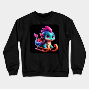 Rufie the Dragon -  Bobsleigh #24 Crewneck Sweatshirt